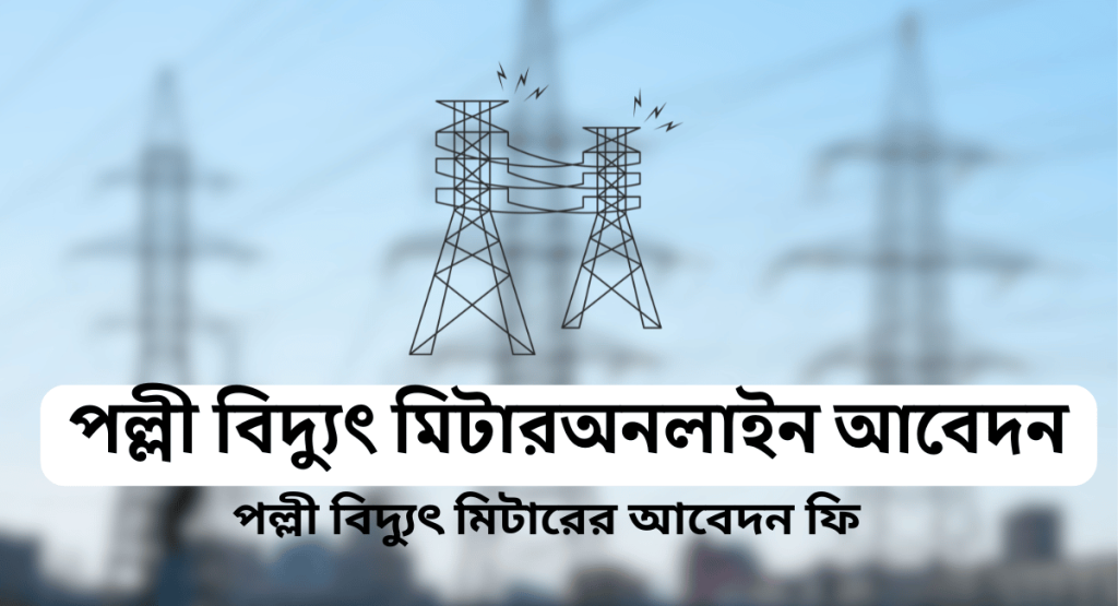 পল্লী বিদ্যুৎ মিটার অনলাইন আবেদন